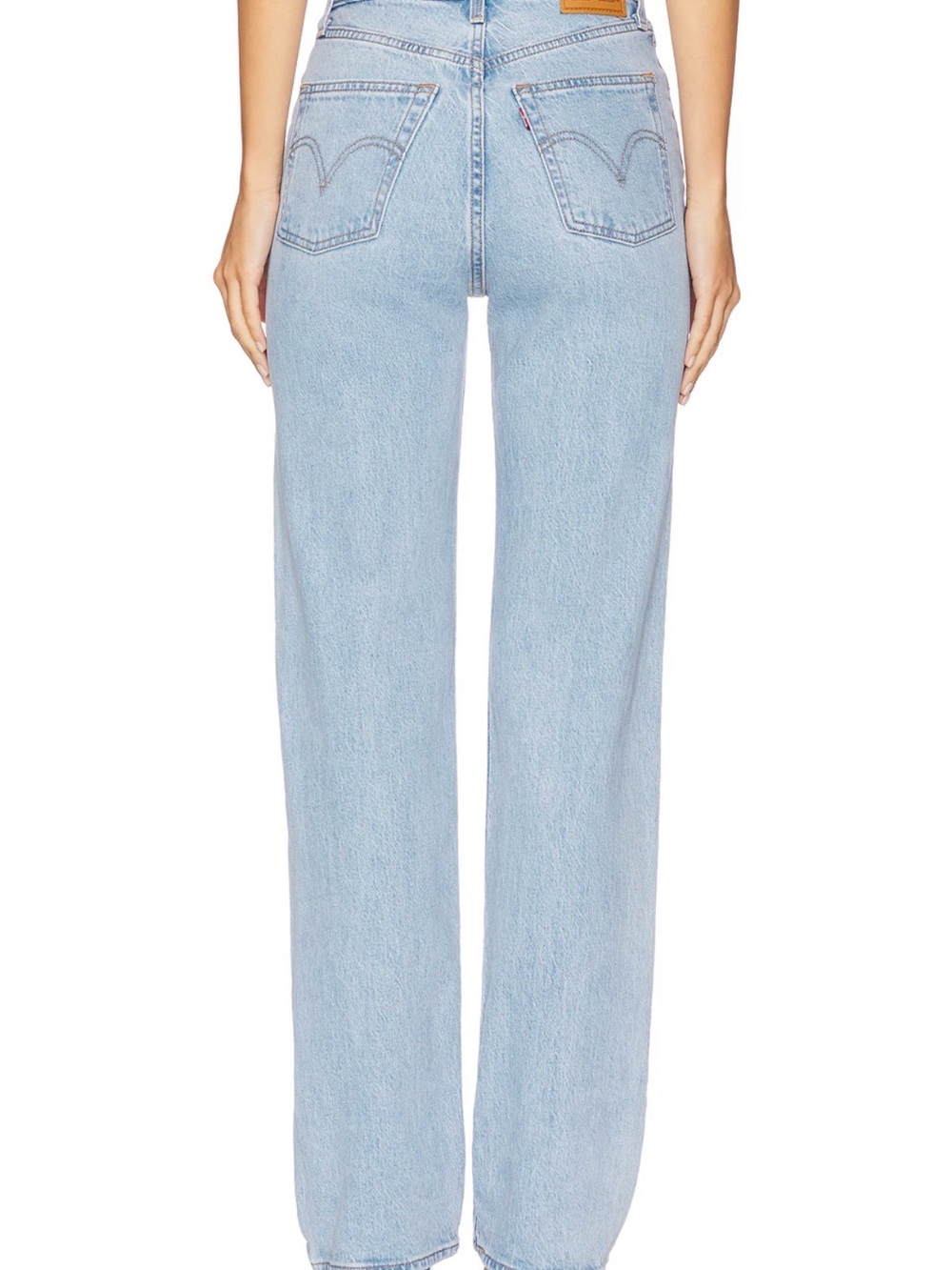 Levi's Ribcage Straight Leg Light Wash Jeans - 27